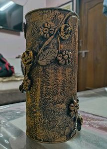 ​✨ Stylish Handmade Brush Holder - Antique Gold De