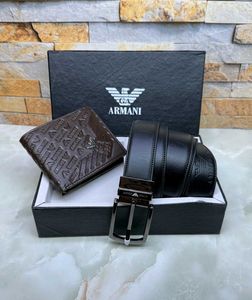 Armani Belt Wallet Combo