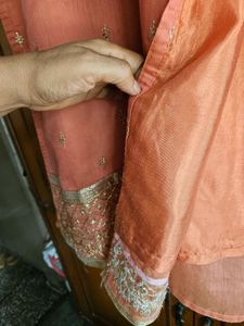 Embroidered Kurta Set with Dupatta