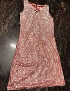 Sparkly Pink Sequin Dress