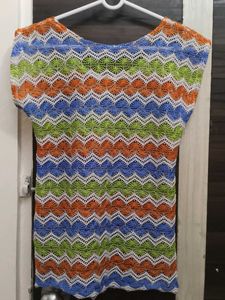 Multicolored Sexy Net Top