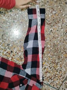 Plaid Flannel Shirt with Hoodie