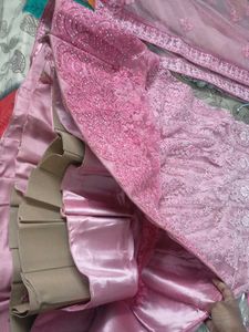 Exquisite Pink Embroidered lehenga
