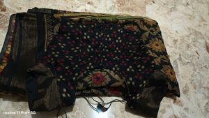Beautiful Black Floral Saree