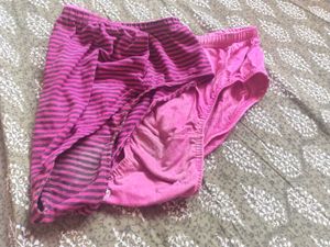 Pack of 2 Pink & Striped Briefs