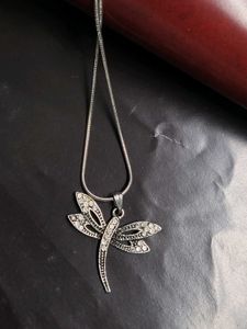 Accessorize Dragonfly Gem Necklace