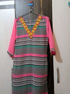 Pure Chiffon Kurti 💗