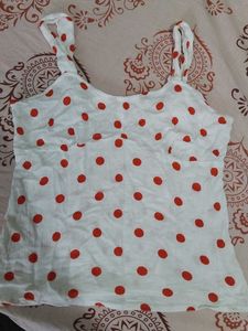 Cute Polka Dot Cami Top