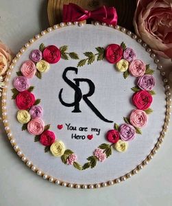 Couple Initial Hoop ✨