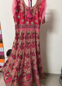 Gorgeous Pink Floral Embroidered Lehenga