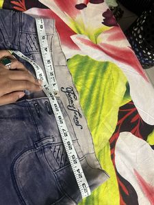 Purple Wash Jeans - Size Medium