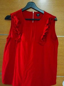 Beautiful Red Sleeveless Top