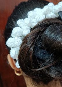 Handmade Crochet Flower gajra Accessory