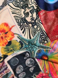 Unique Collage Print Tank Top