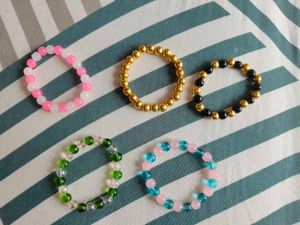 Beaded Bracelet Set - Colorful Handmade Bracelets
