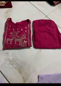 combo of 3 Elegant Pink Kurta Set