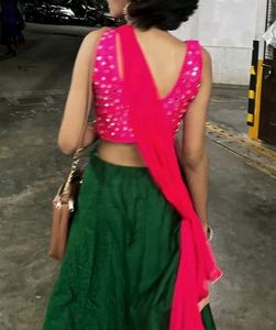 Rani Pink Raw Silk Blouse