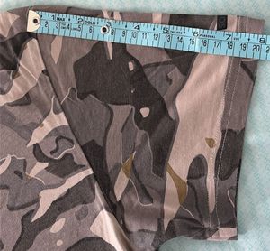Camouflage Print Crew Neck T-Shirt