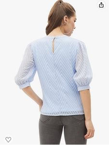 Blue Cute Top
