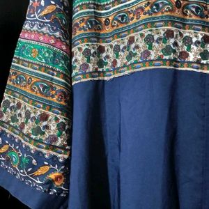 Bohemian Print anarkali pant set