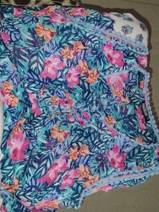 Sheer Floral Print Mini Dress