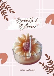 Handmade Sunflower &amp; Floral Scented Candles
