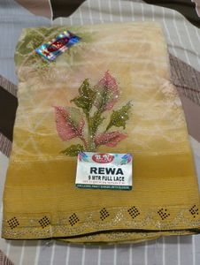 New Beautiful Embellished Saree
