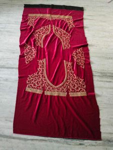 Exquisite Velvet Blouse with Intricate Embroidery