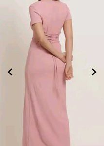 Shein Pink Maxi Sheath Dress