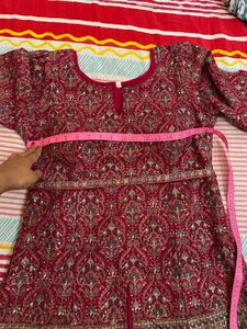 Elegant dark pink Ethnic Kurta Set
