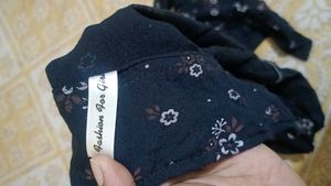Stylish Women’s Floral Printed Shirt | Dark Blue C