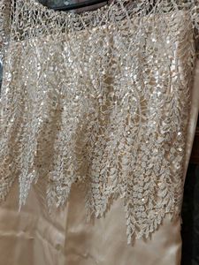 Elegant Lace Overlay Dress