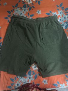 Olive Green Lounge Shorts