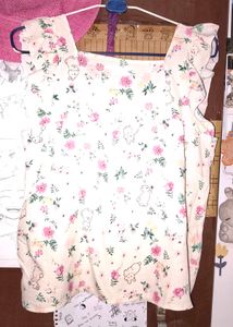 Cute Floral Bunny Top