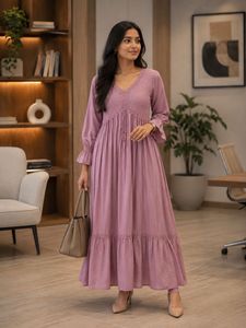 Beautiful Pink Ethnic Gown