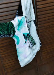 Cozy Floral &amp; Leopard Print Leggings