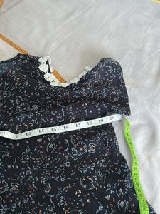 Floral Cold Shoulder Top