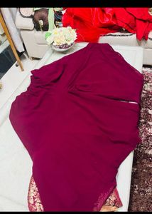Exquisite Maroon &amp; Gold garara Set
