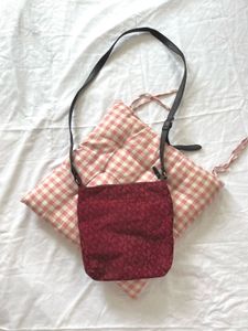 Chic Red Crossbody Bag