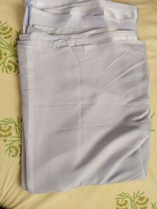 Lavender Crepe Saree