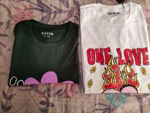 SHEIN Graphic T-Shirt Bundle pack of 2