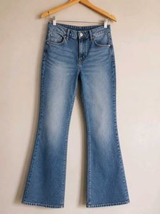 Boot cut denim jeans for women size 27-28