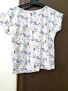 Printed Trendy Crop Top