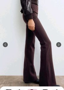 Flared Brown Trousers