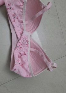 Cute Pink Floral Bra &amp; Panty Set