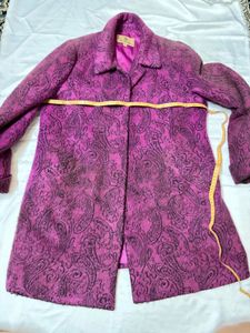Paisley Print Overcoat