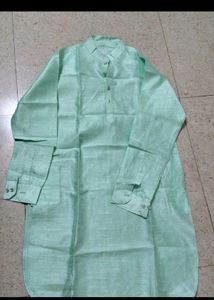 Men's Light Green Kurta Set with Nehru Jacket