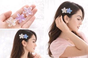 🌸Floral Crystal Hair Clips