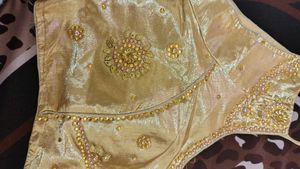 Embellished Golden Blouse