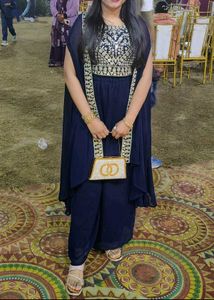 Party wear Shrug set 💙 Indo western dress